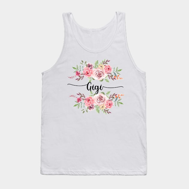 Gigi Flower Tank Top by JOETTE ELA